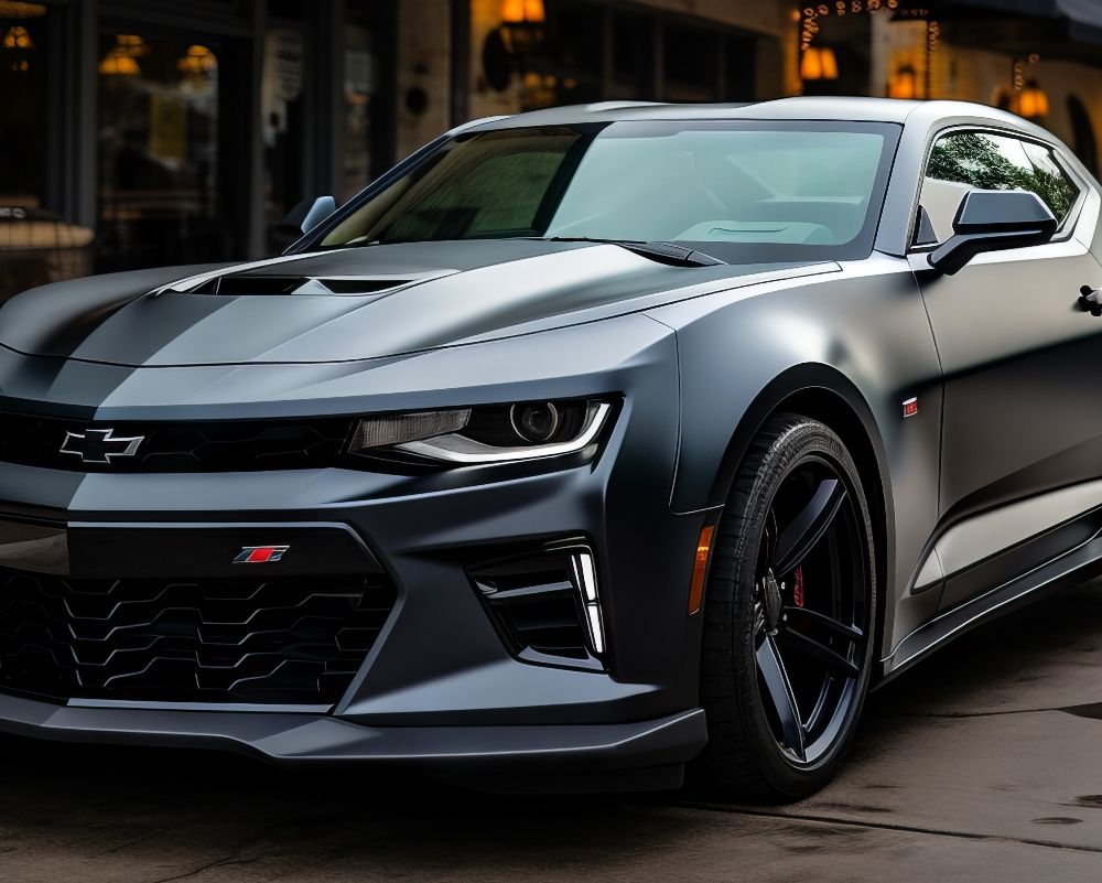 022 Chevrolet Camaro in Matte Finish with Paint Protection Film applied