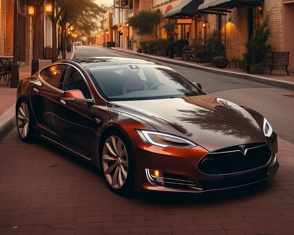 2022 Tesla Model S in pristine condition, fully covered with a clear Paint Protection Film (PPF)