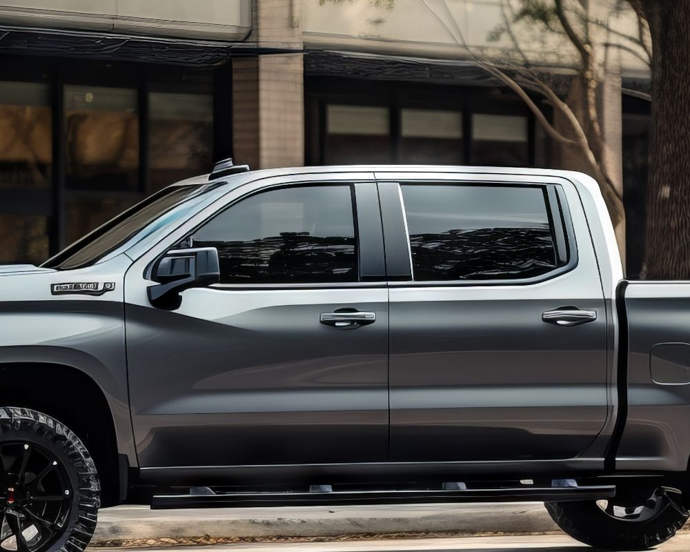 Chevrolet Silverado Pickup Truck with Advanced Ceramic Window Tint on All Windows