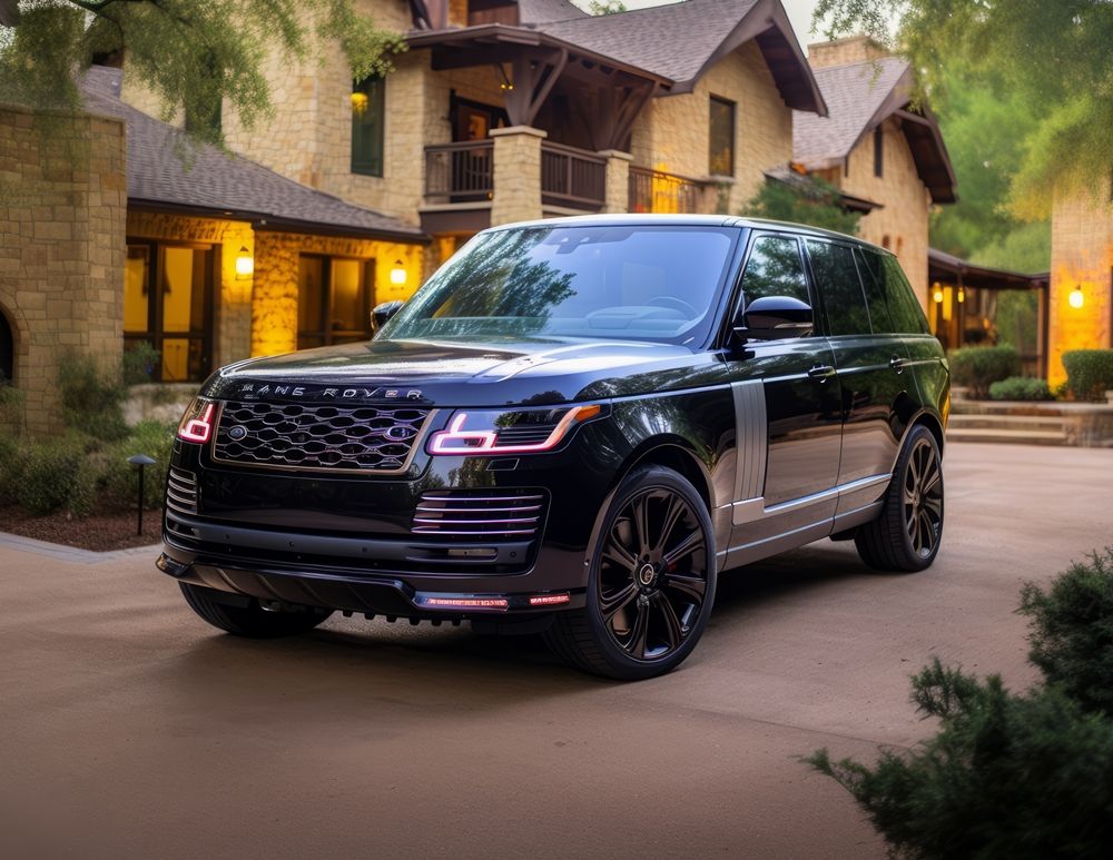 A Range Rover with 3M Window Film installed